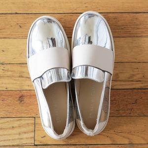 Metallic Platform Sneakers by Stuart Weitzman